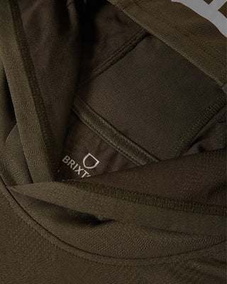 Brixton Journey Long Sleeve Sun Hoodie - Olive Tiger Camo