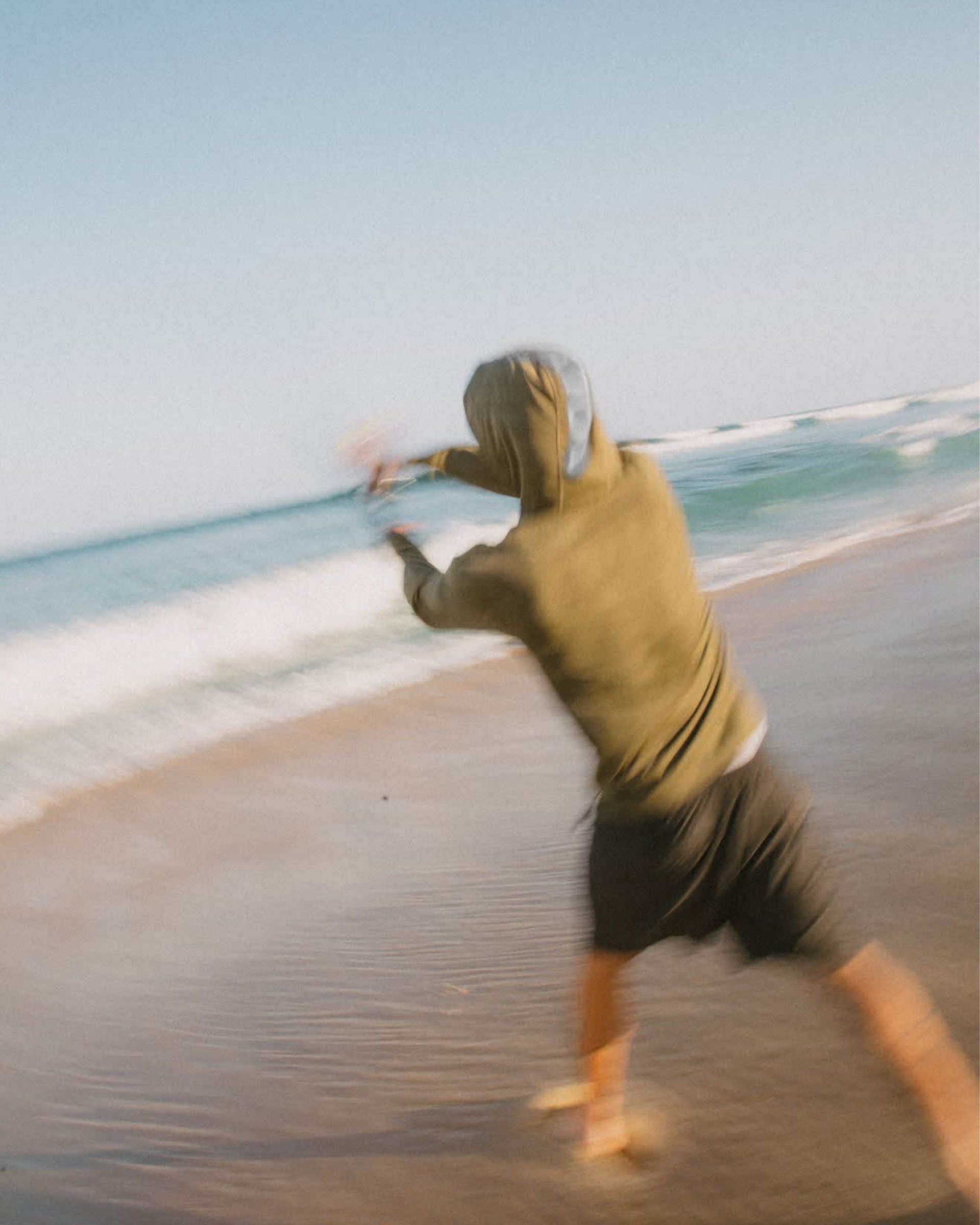 Brixton Journey Long Sleeve Sun Hoodie - Olive Tiger Camo
