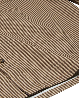 Brixton Journey Lightweight Long Sleeve Woven Shirt - Brown/Sand
