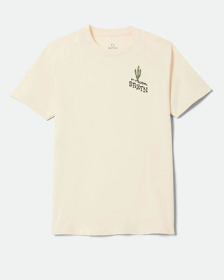 Brixton Keslo Standard Short Sleeve T-Shirt - Cream