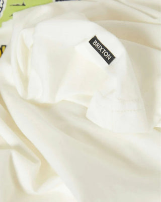 Brixton x Ford King Of The Mountains S/S Ringer T-Shirt - Wimbledon White