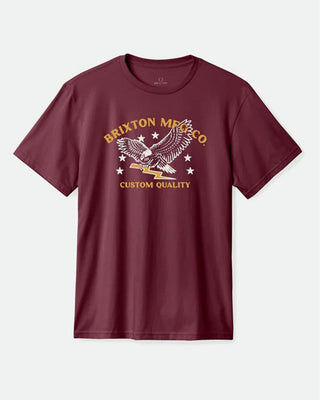 Brixton Lamont Short Sleeve Standard T-Shirt - Port Worn Wash