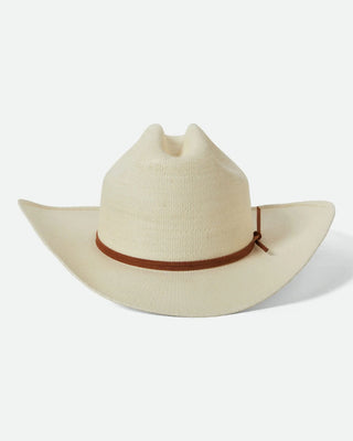 Brixton Unisex Laredo Straw Cowboy Hat - Bone