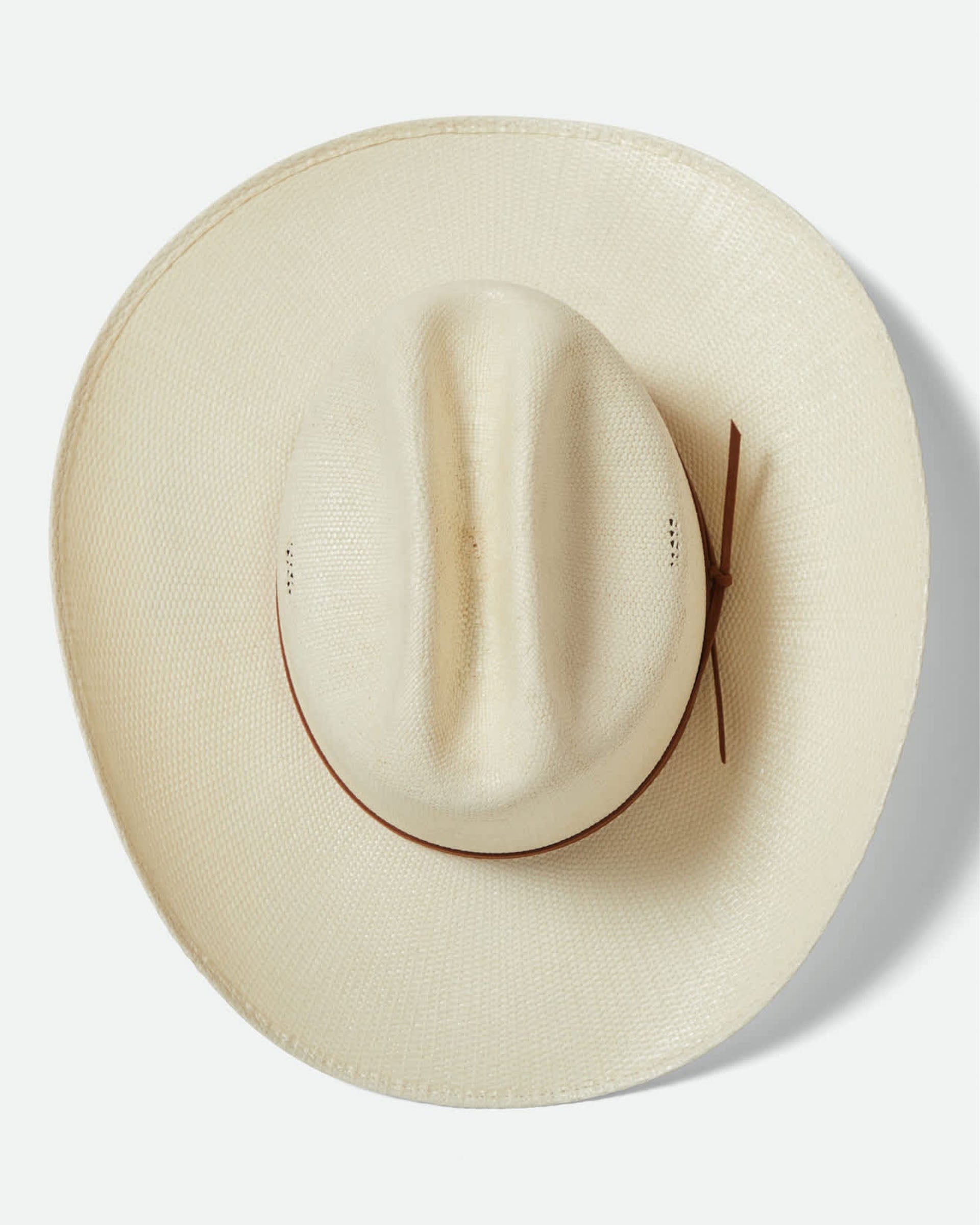 Brixton Unisex Laredo Straw Cowboy Hat - Bone