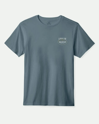 Brixton Layin' Low Short Sleeve Standard T-Shirt - Basalt