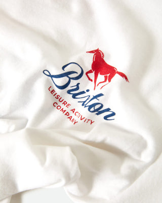 Brixton Women's Leisure Activity Fitted Crew T-Shirt - White