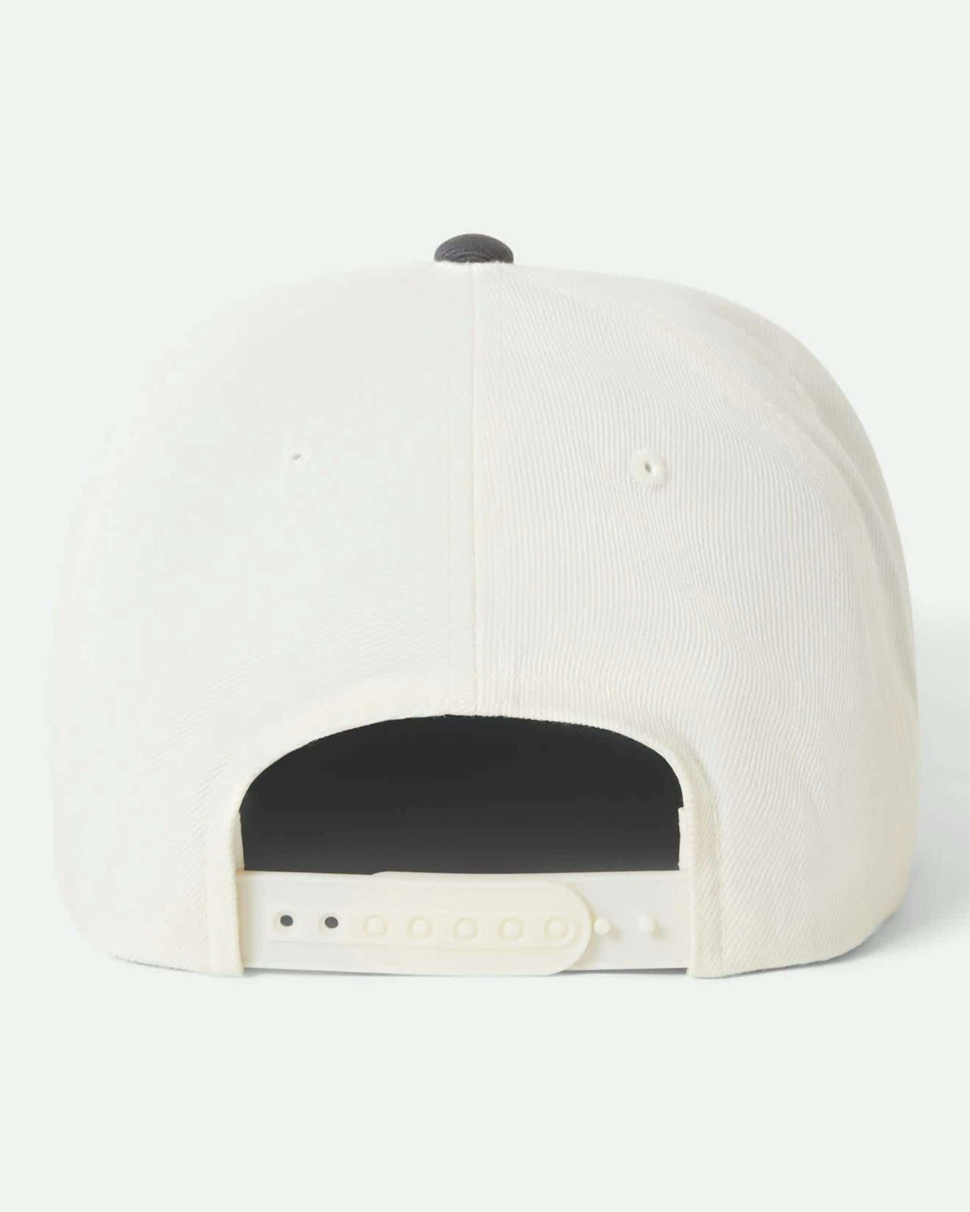 Brixton Lightning Snapback Hat - Off White/Charcoal