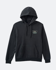 Brixton Linwood P/O Hoodie - Black/Mallard Green/Whitecap