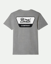 Linwood S/S Standard T-Shirt - Heather Grey/Off White/Black