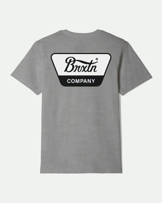 Linwood S/S Standard T-Shirt - Heather Grey/Off White/Black