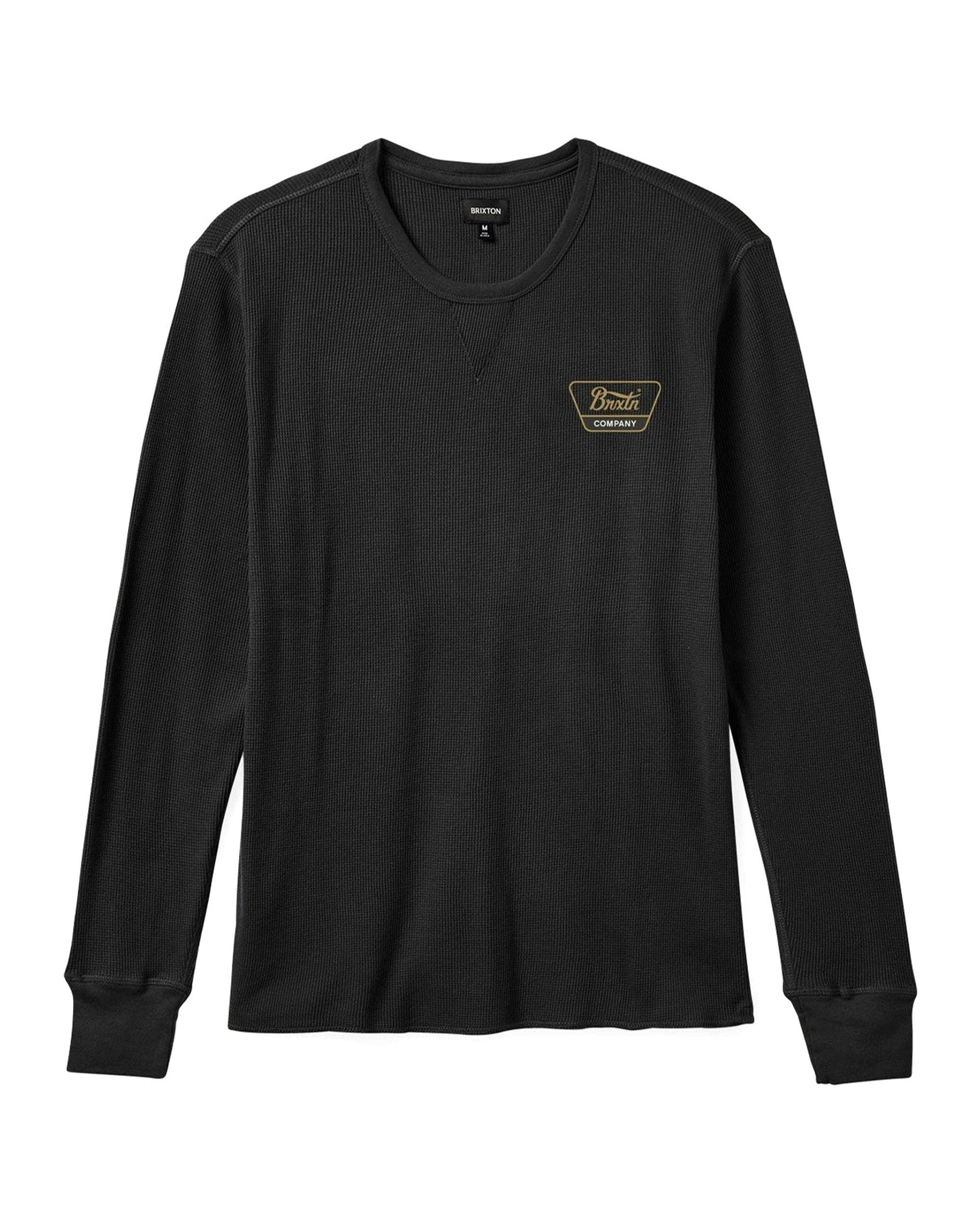 Brixton Linwood L/S Thermal - Black/Washed Copper/Washed Black