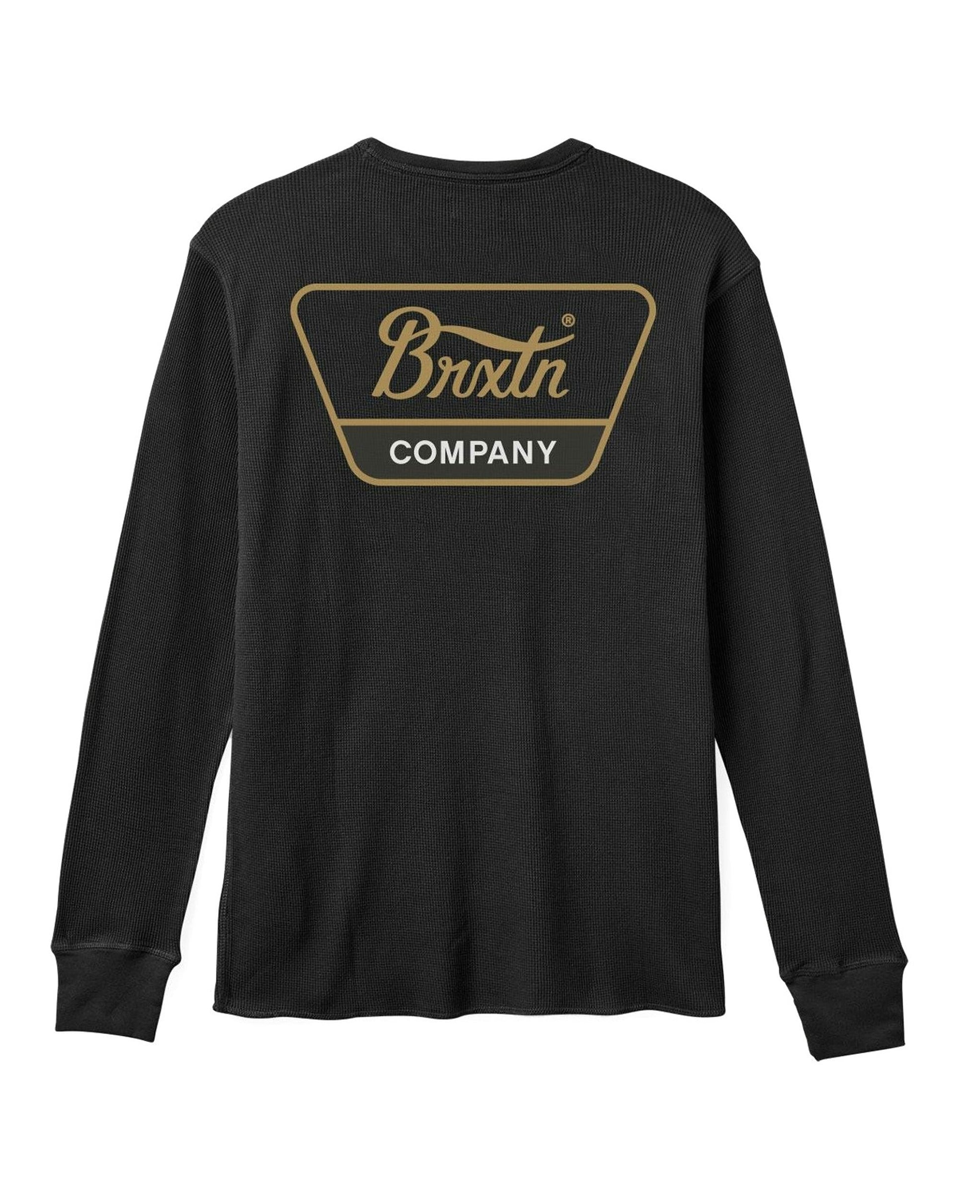 Brixton Linwood L/S Thermal - Black/Washed Copper/Washed Black