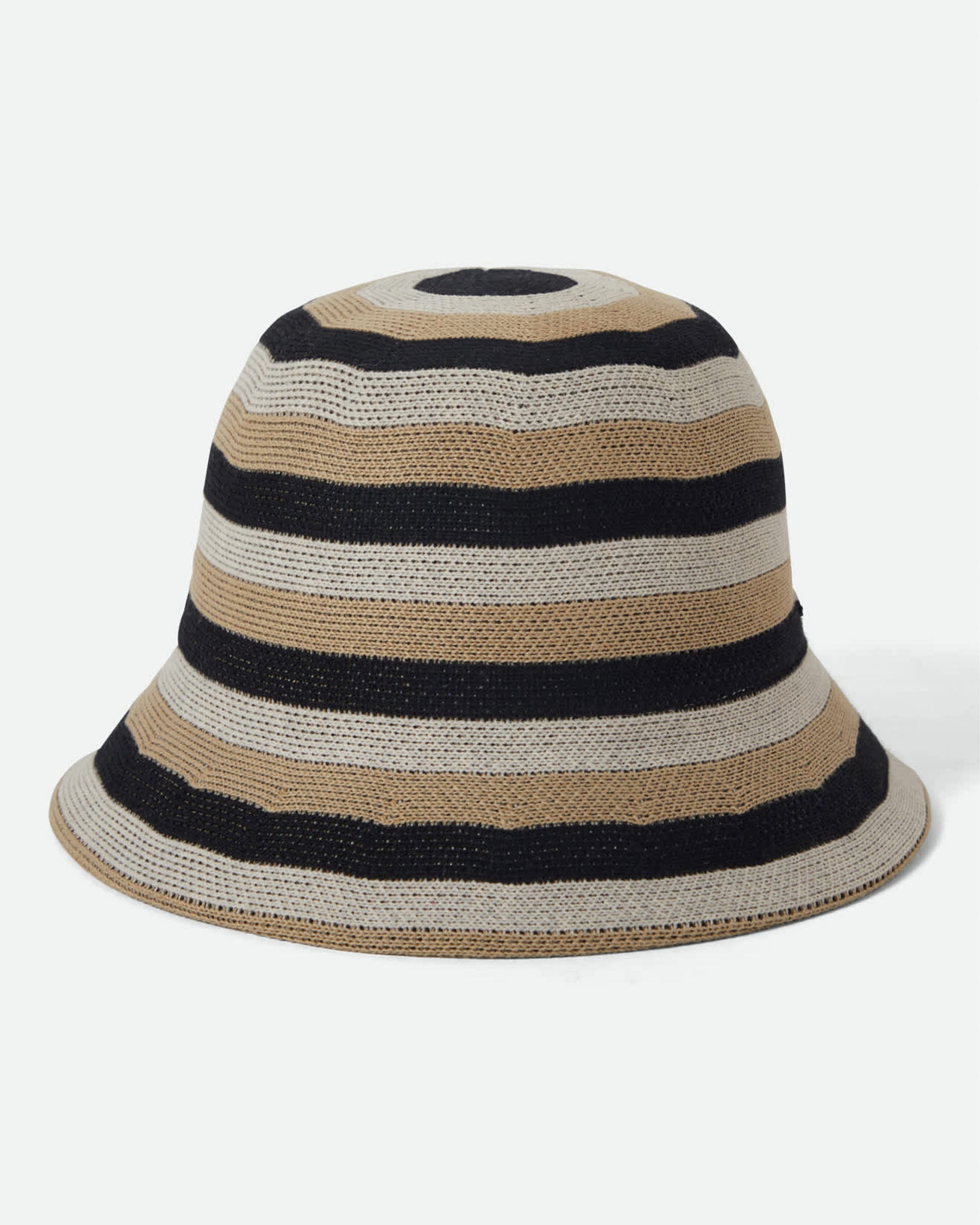 Brixton Women's Lisboa Knit Packable Bucket Hat - Black/Sand/Whitecap