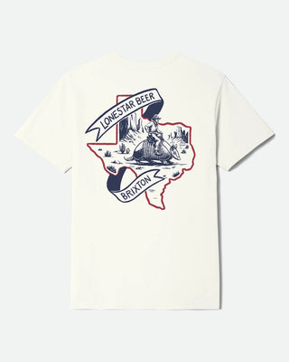 Brixton Lone Star Armadillo Short Sleeve Standard T-Shirt - Cream