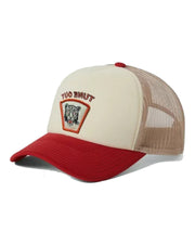 Brixton Lost In Reality Trucker Hat - Whitecap/Adrenaline Rush
