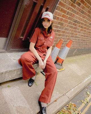 Women's Lounge Pant - Dark Brick