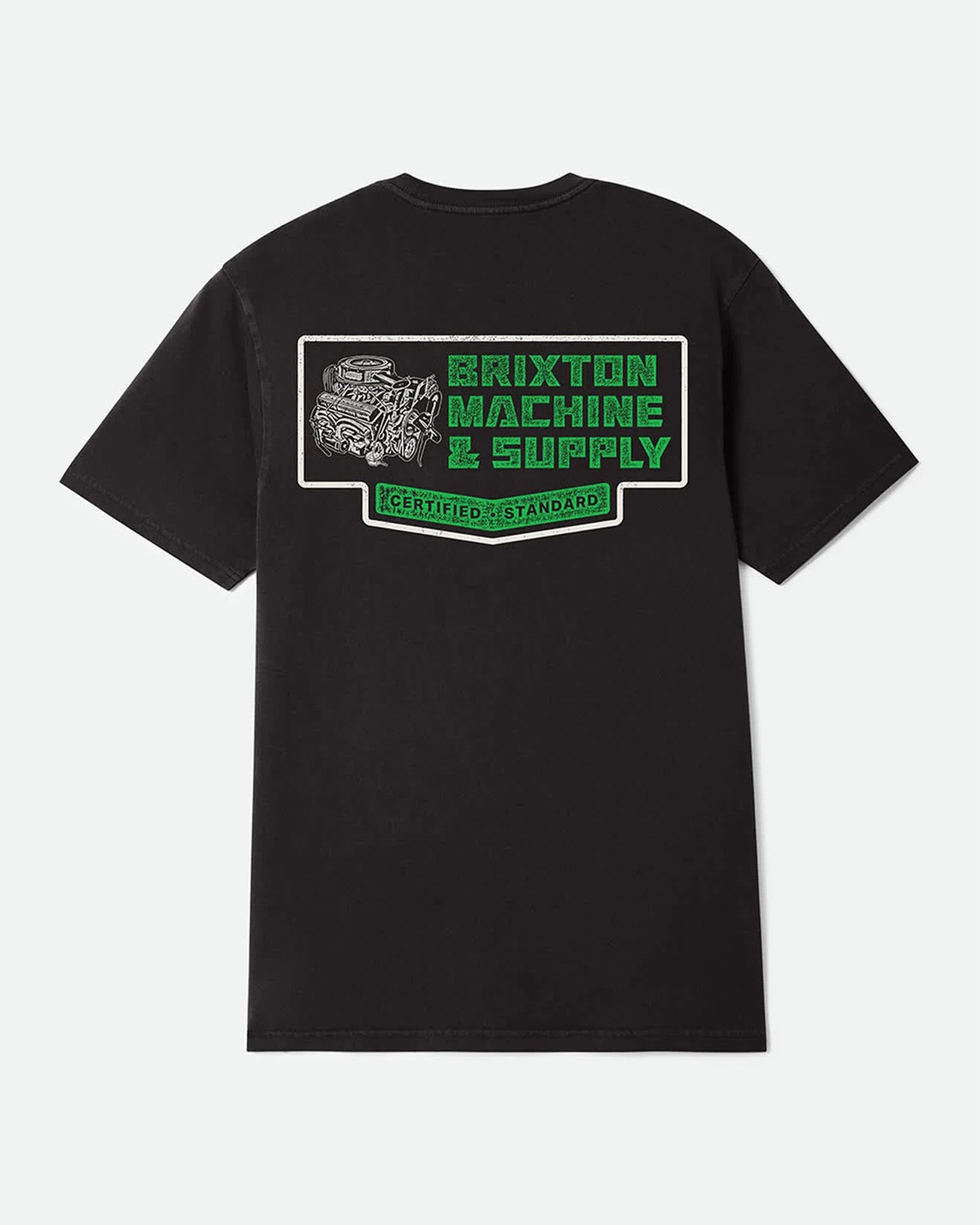 Machine S/S Standard T-Shirt - Black Worn Wash