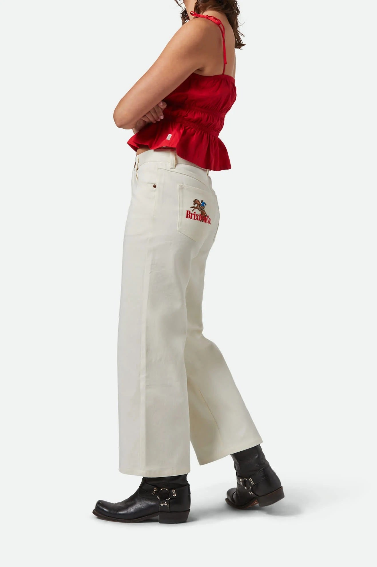 パンツ RUBY Margo Cropped 5-Pocket Pant - Off White – Jack's Surfboards