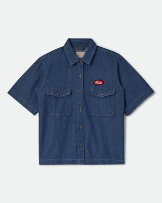 Brixton Women's Mechanics Shirt - Medium Chambray