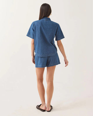 Brixton Women's Mechanics Shirt - Medium Chambray