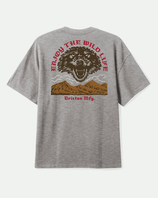 Brixton Mercy Short Sleeve Standard T-Shirt - Heather Grey