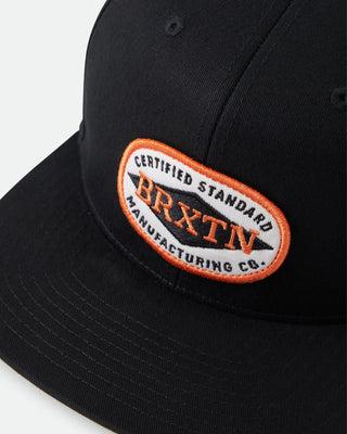 Brixton Meyers Snapback Hat - Black