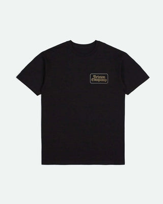 Norvell S/S Standard T-Shirt - Black Worn Wash