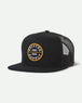 Brixton Oath MP Trucker Hat - Black/Black