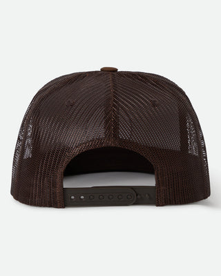 Brixton Oath MP Trucker Hat - Pinecone Brown / Pinecone Brown
