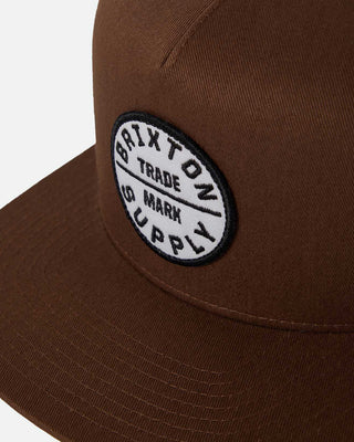 Brixton Oath MP Trucker Hat - Pinecone Brown / Pinecone Brown