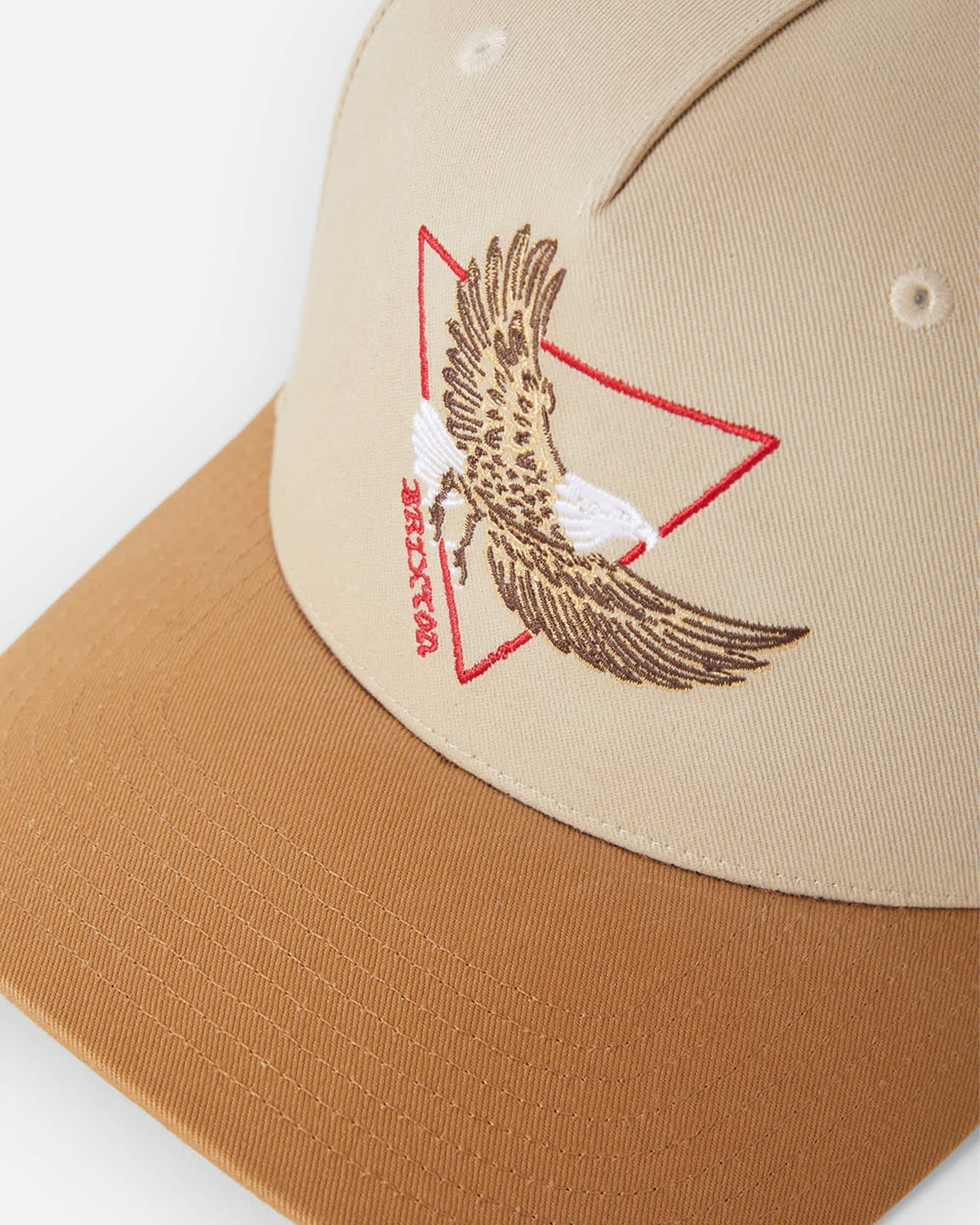 Brixton Opal Netplus Snapback Hat - Sand/Dark Khaki