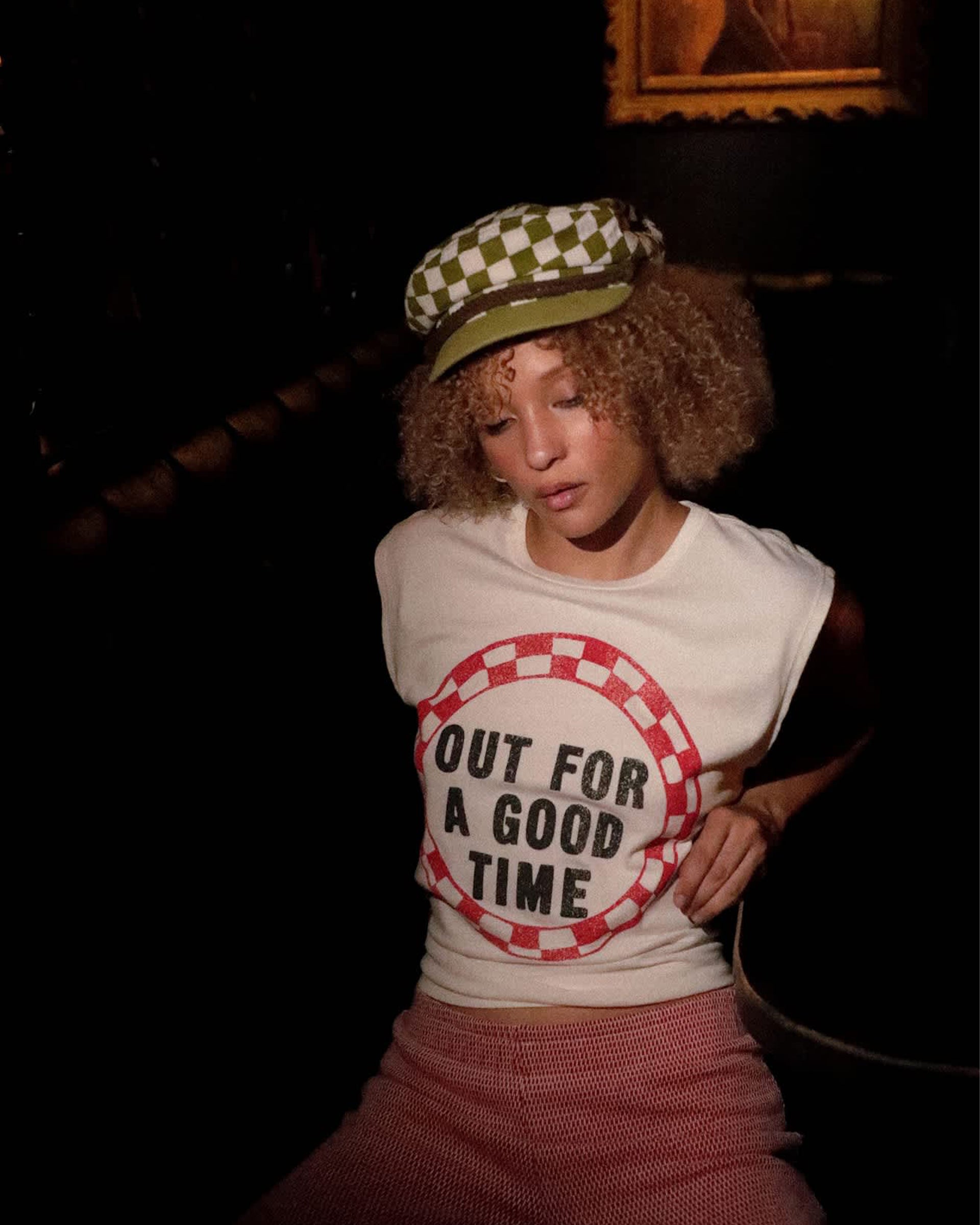 Brixton Women's Out For A Good Time Muscle Tank - Off White