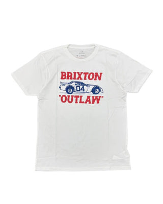Brixton Outlaw Short Sleeve Tailored T-Shirt - White