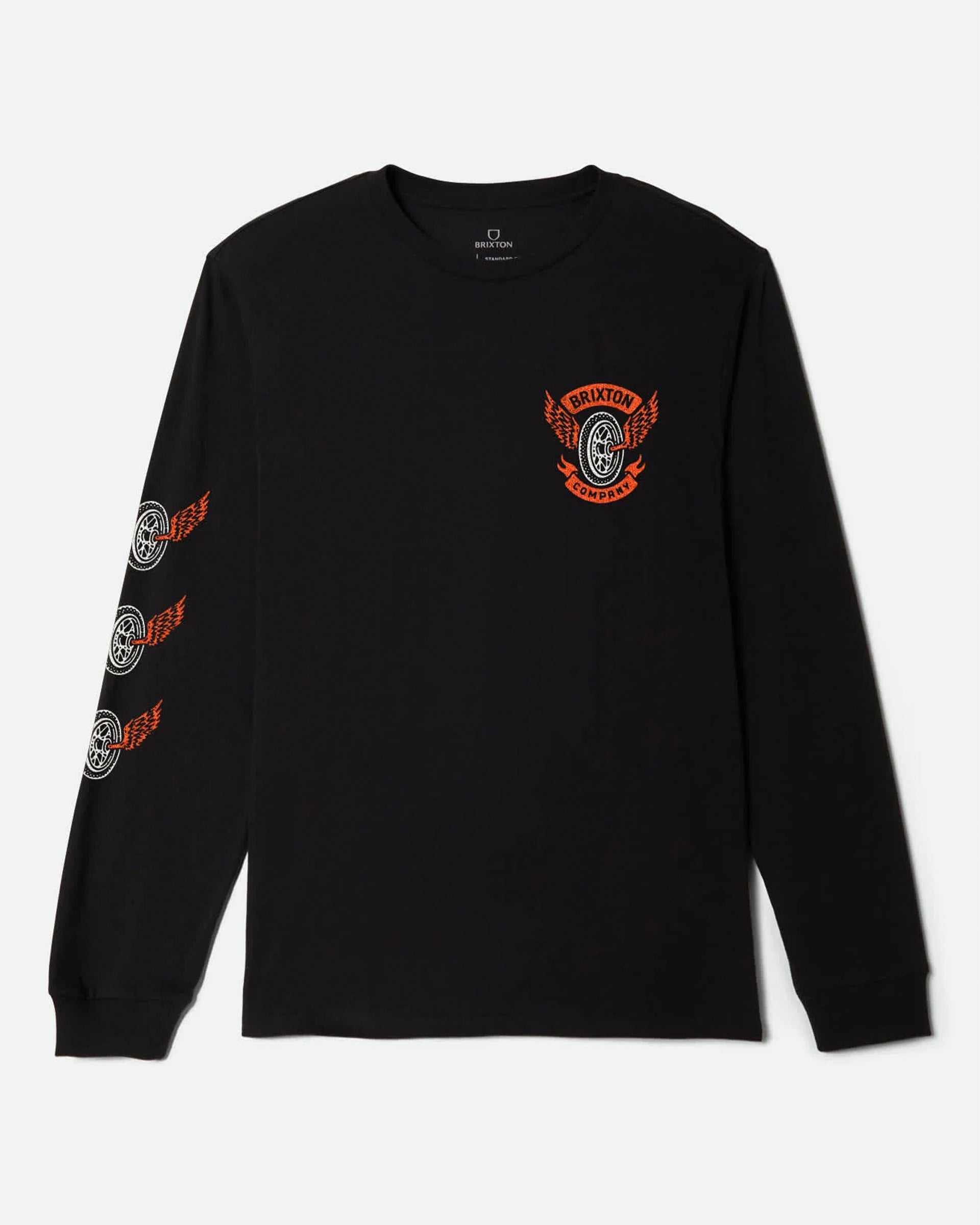 Brixton Payson Standard Long Sleeve T-Shirt - Black
