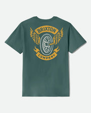 Brixton Payson Short Sleeve Tailored T-Shirt - Night Sage