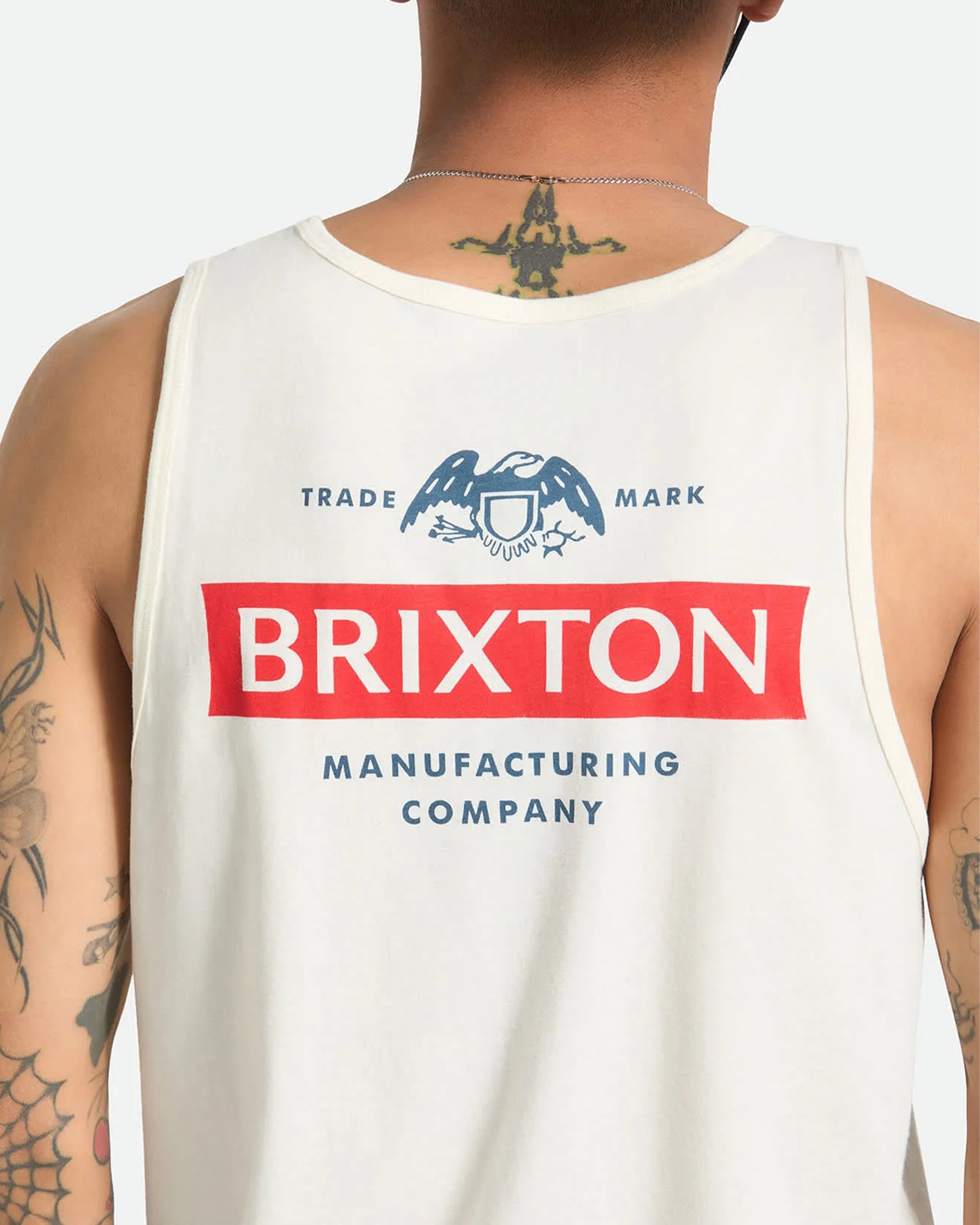 Brixton Pinnacle Tank Top - Off White