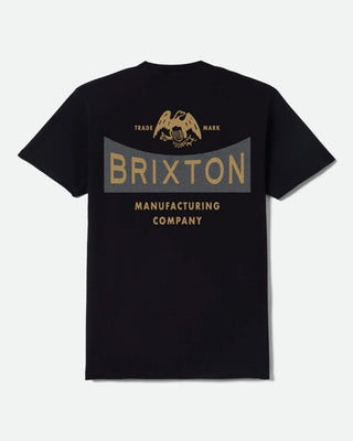 Brixton Pinnacle Short Sleeve T-Shirt - Black
