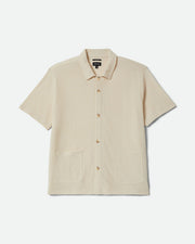 Brixton Poolside Short Sleeve Shirt - Off White