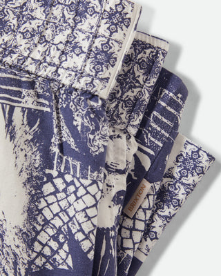 Brixton Women's Post Playa E-Waist Short - Navy/White Collage