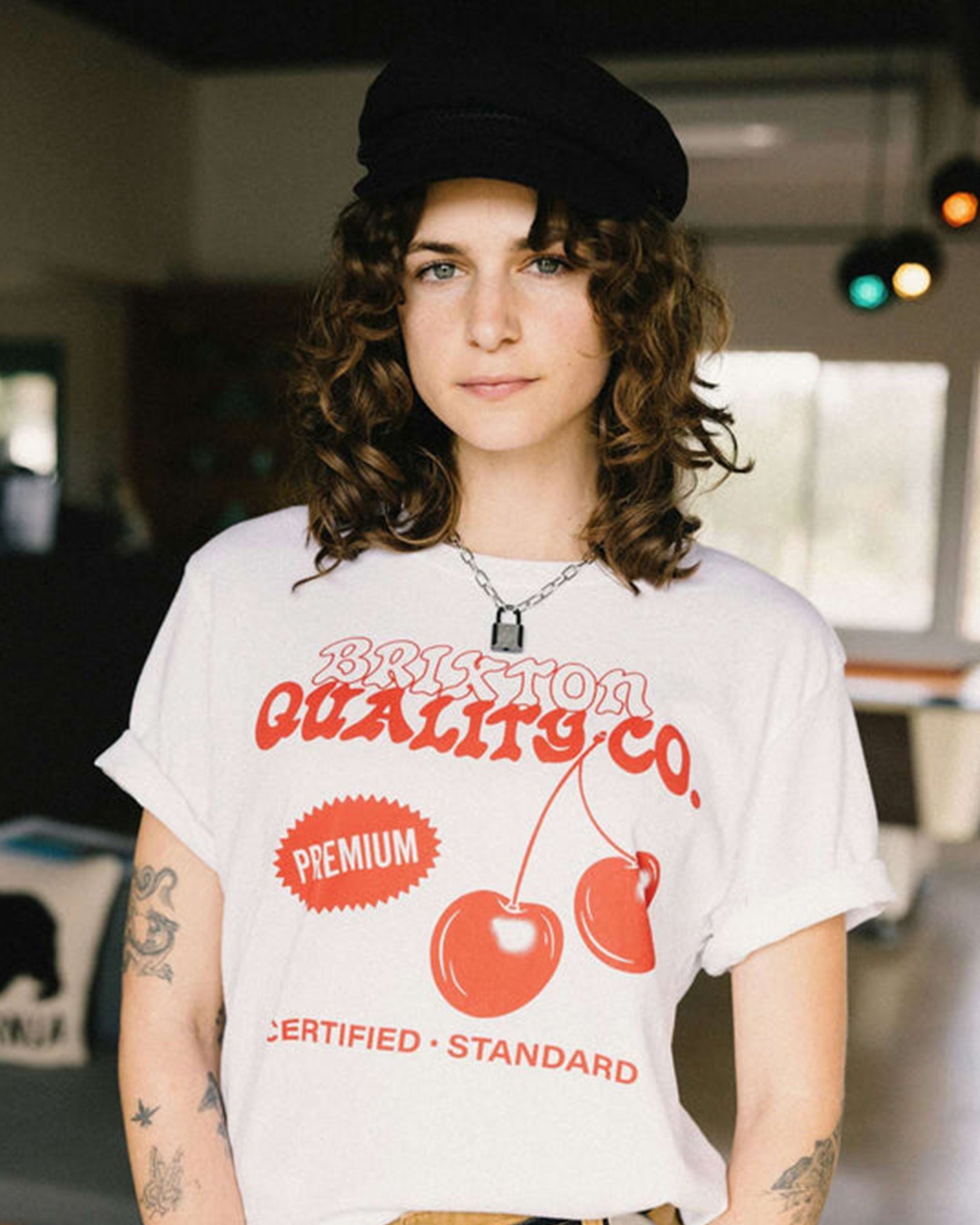 Premium Cherry Vintage Crew T-Shirt