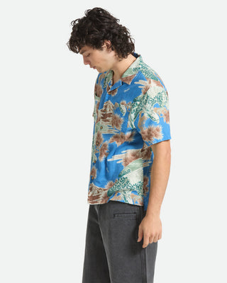 Brixton Rainier x Brixton Short Sleeve Shirt - Blue Sky