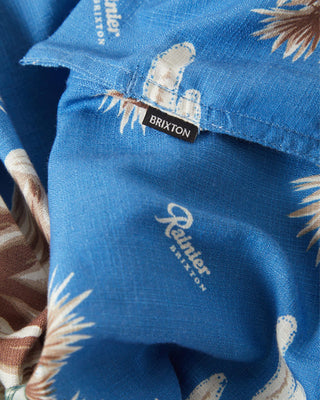 Brixton Rainier x Brixton Short Sleeve Shirt - Blue Sky