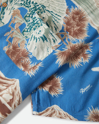 Brixton Rainier x Brixton Short Sleeve Shirt - Blue Sky