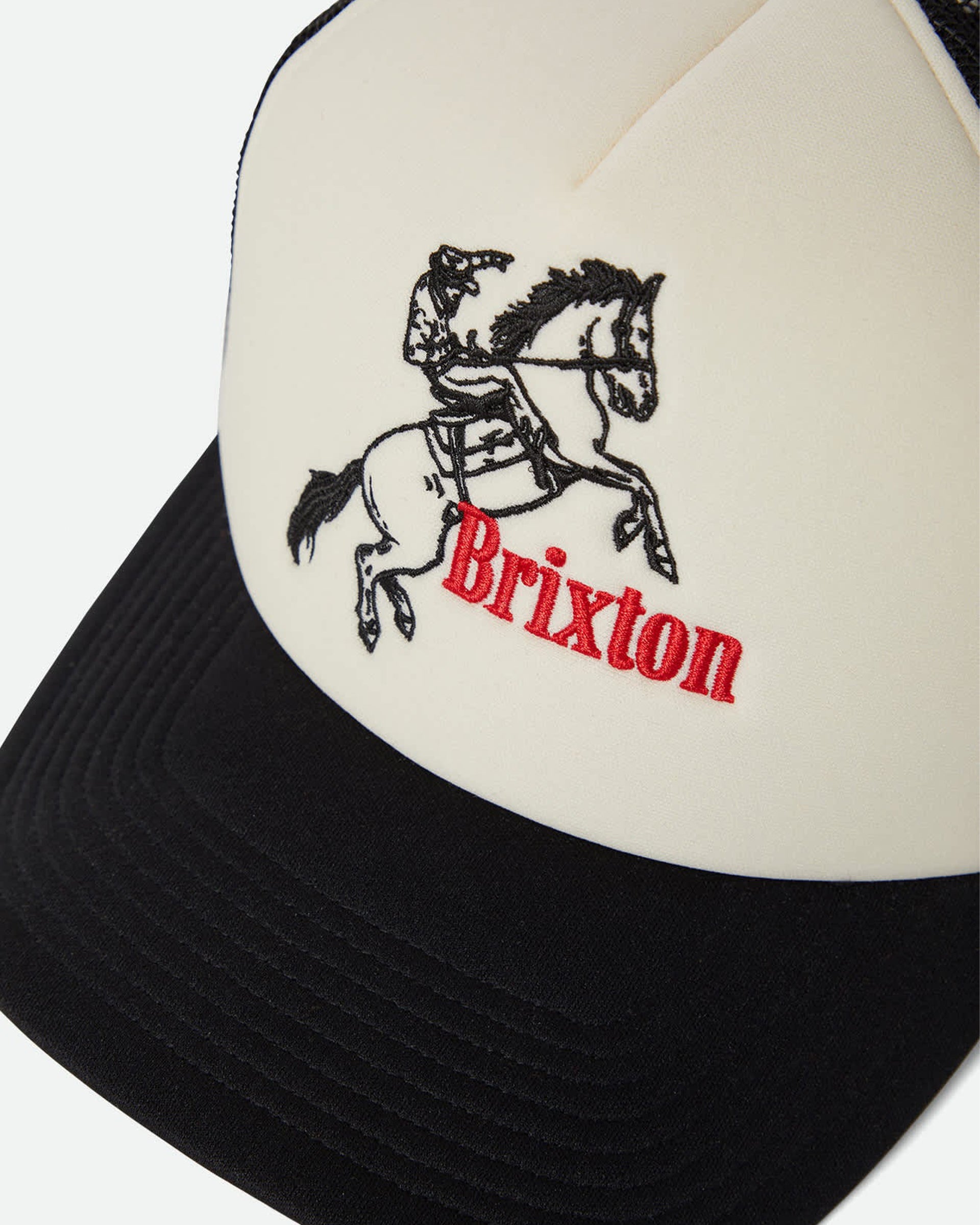 Women's Ranching Club Netplus Trucker Hat - Black/Off White