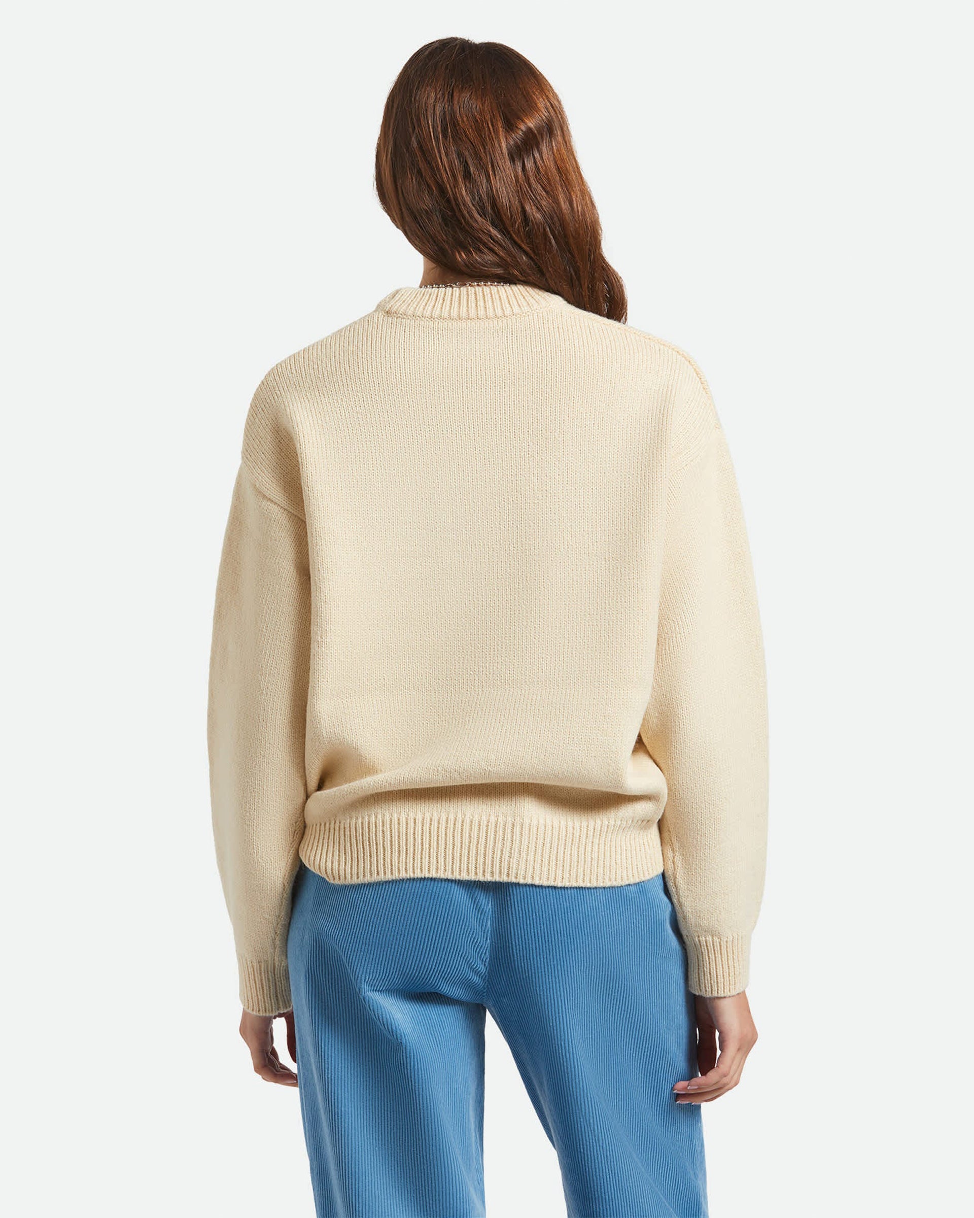 Brixton Women's Ranching Club Crew Sweater - Whitecap