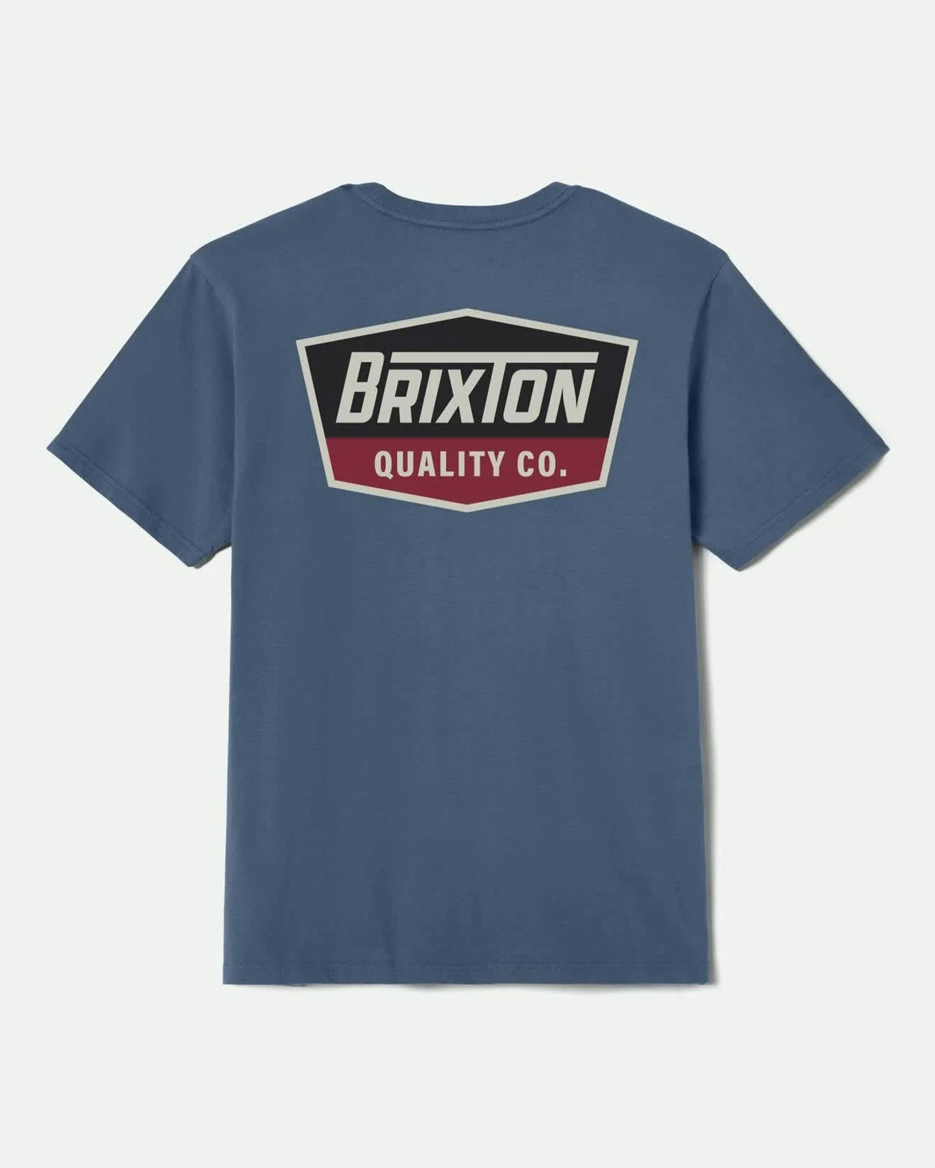 Brixton Regal Short Sleeve Standard T-Shirt - Harbor Blue/Black/Stone