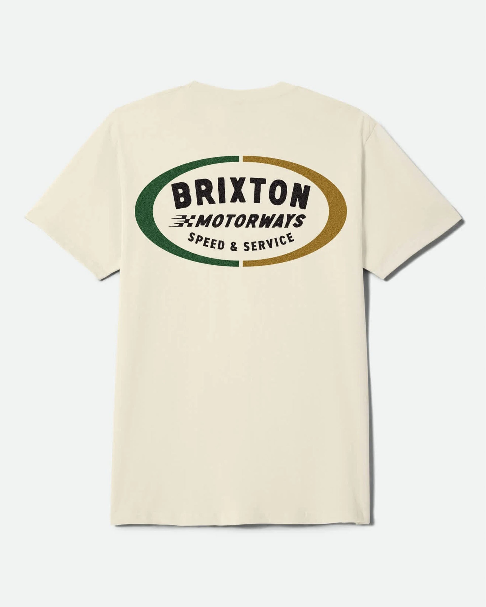 Brixton Rhett Short Sleeve T-Shirt - Cream