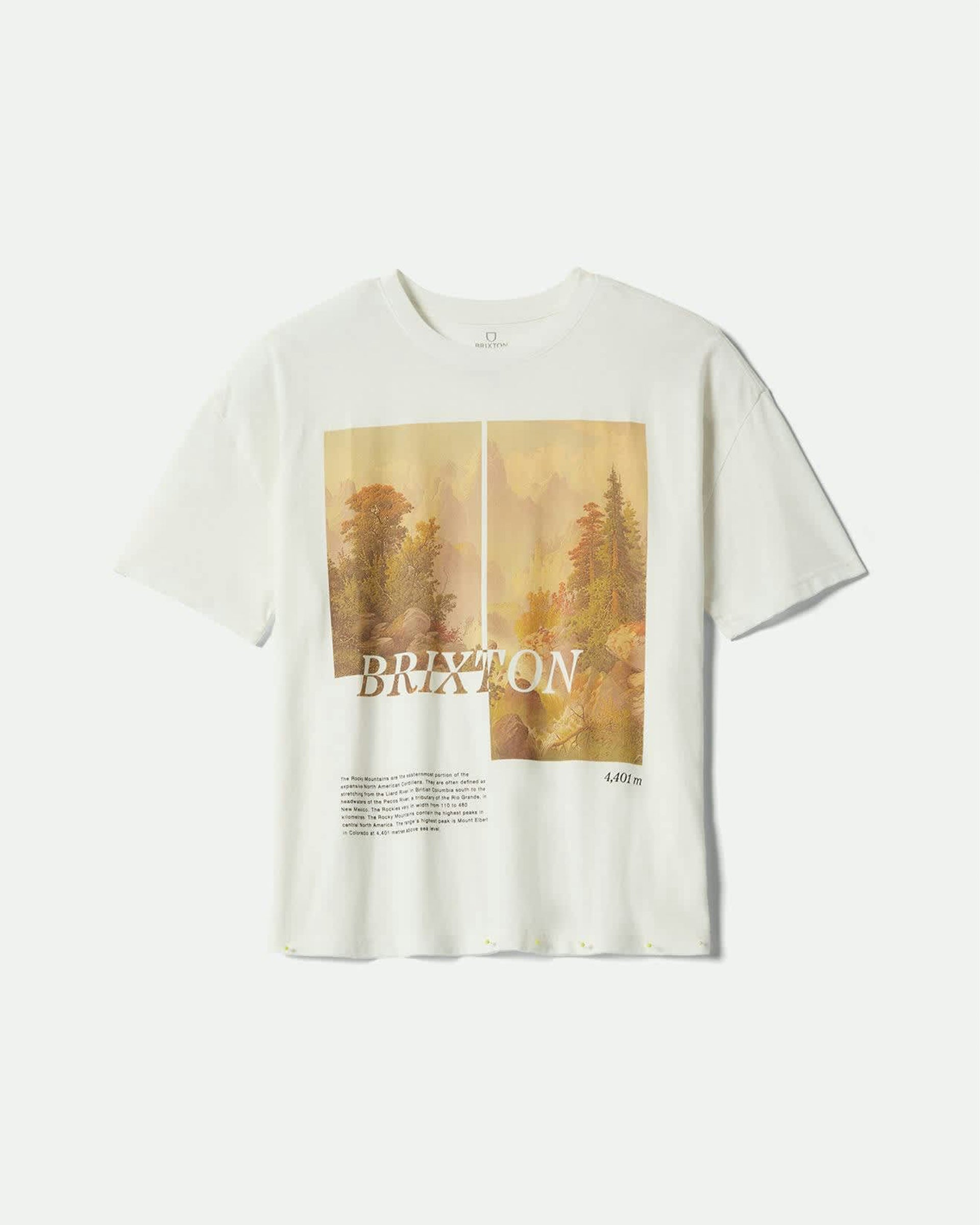 Rocky Mountain Oversized Boyfriend T-Shirt - Off White