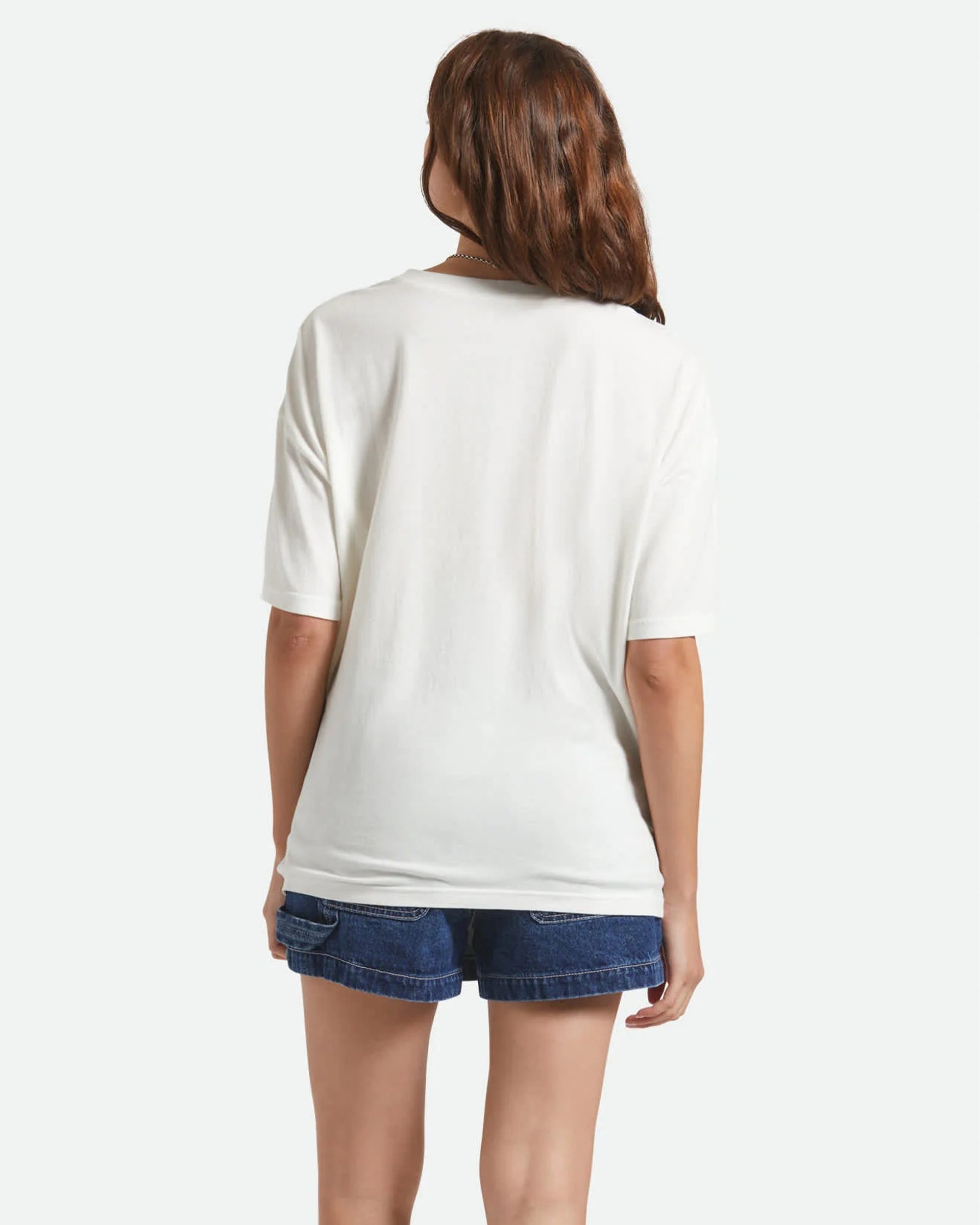 Rocky Mountain Oversized Boyfriend T-Shirt - Off White