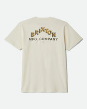 Brixton Roman Short Sleeve Pocket T-Shirt - White